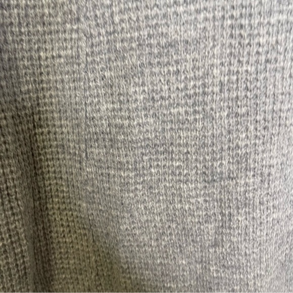 Free People Sidewinder 100% Wool Sweater Oversized Cowl Neck Grey Sz M - Picture 10 of 13